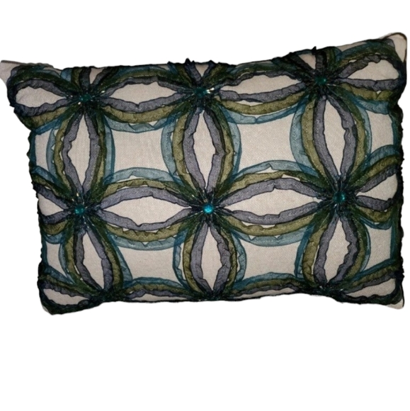 Pier 1 Accents Pier Decorative Pillow Emerald Green 18in12in Poshmark